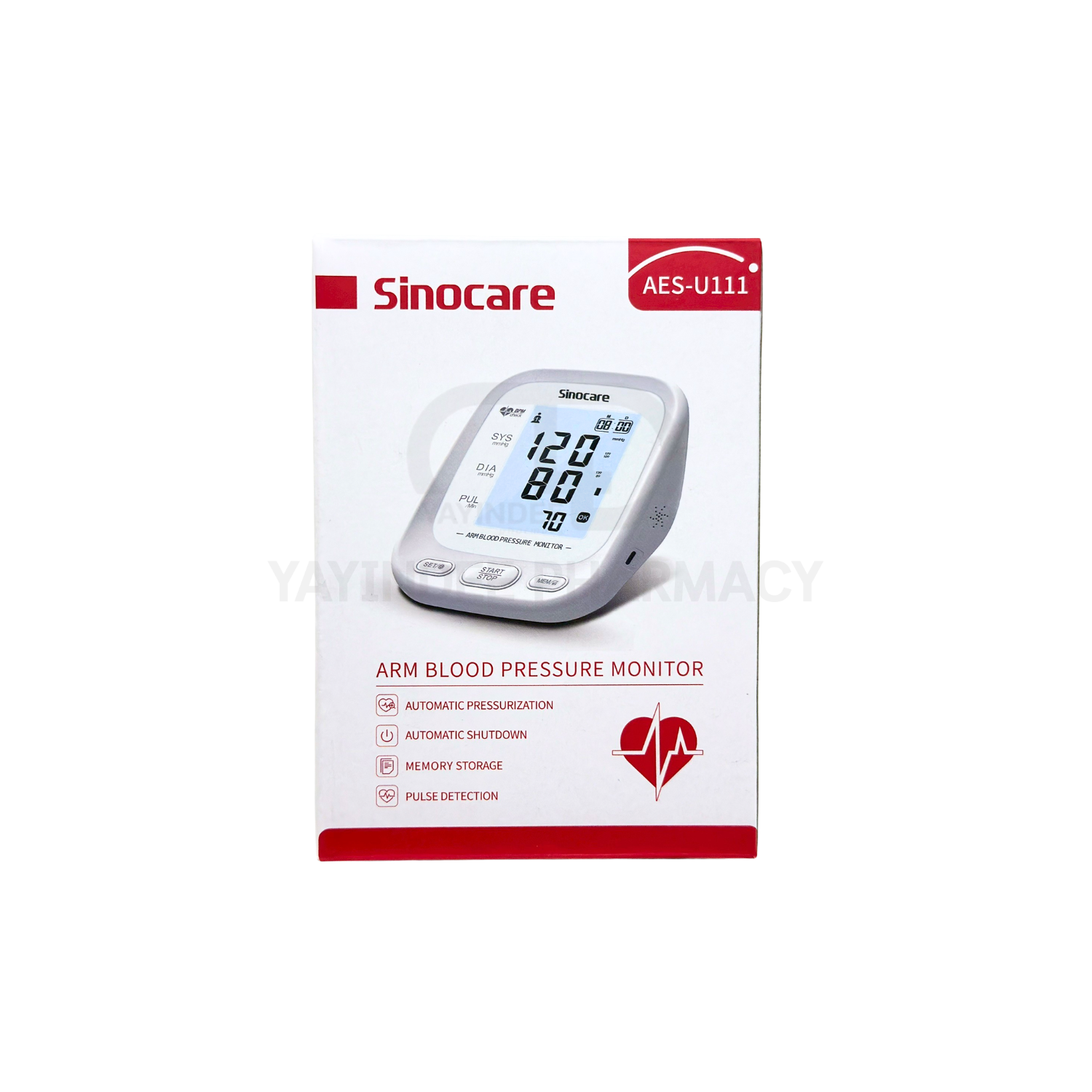 เครื่องวัดความดัน SINOCARE รุ่น U111