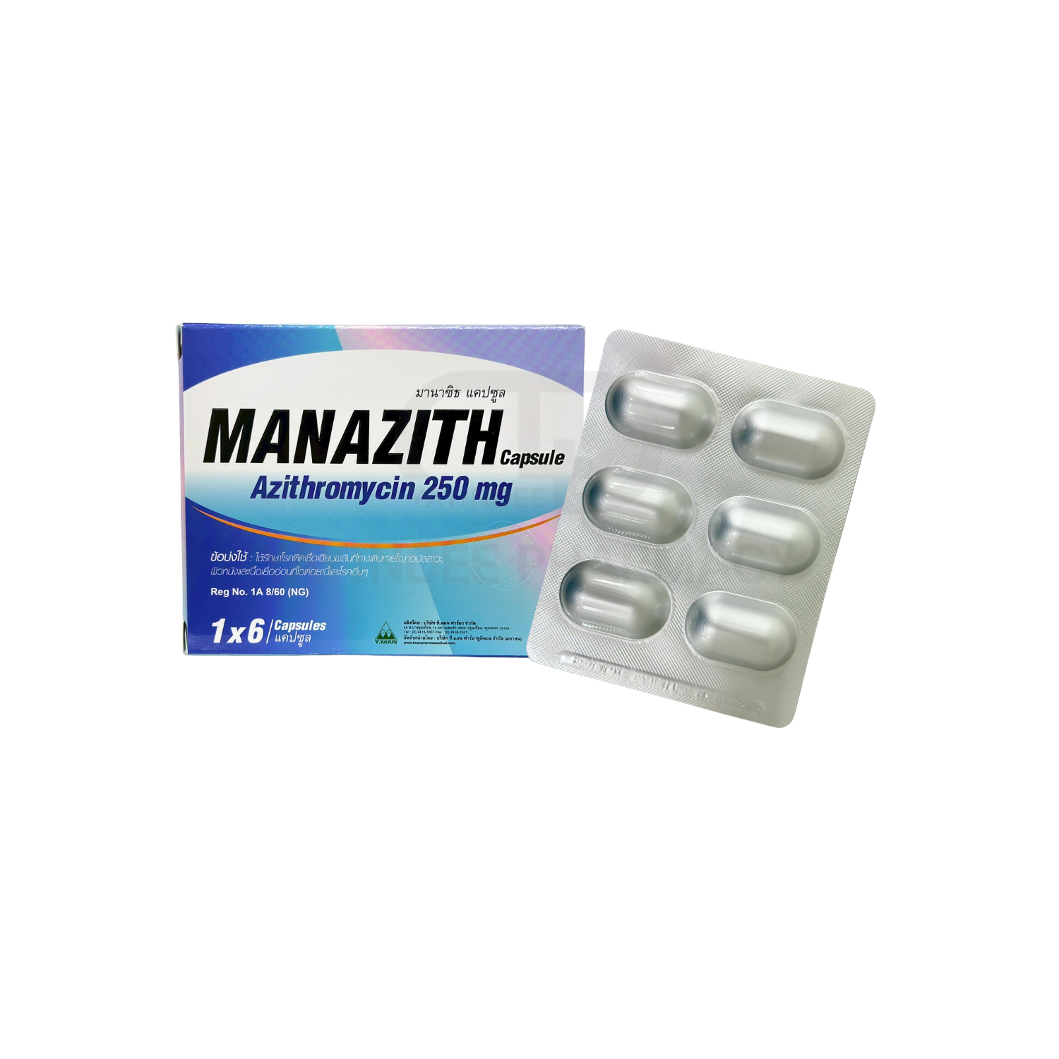 MANAZITH 250 MG (1x6'S)