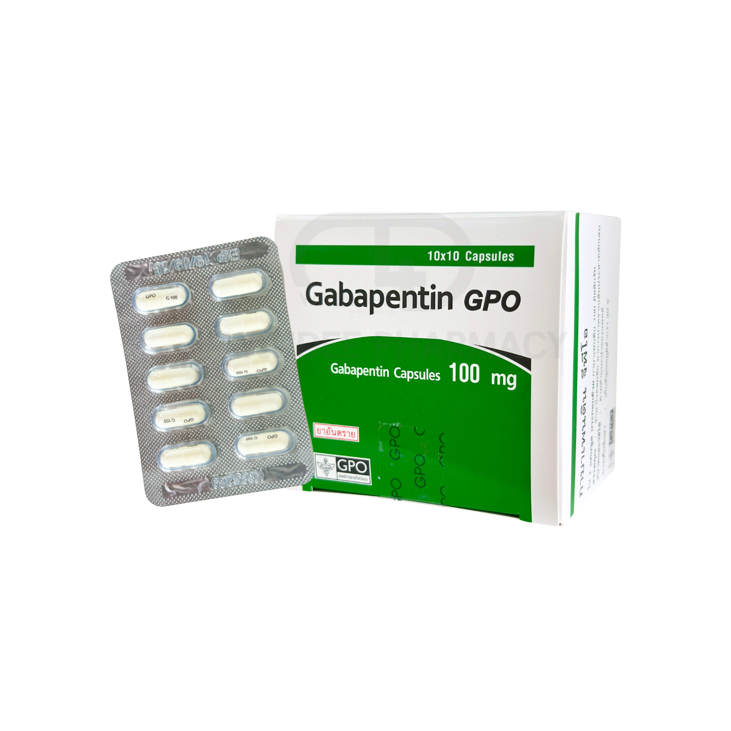 GABAPENTIN 100 GPO (10x10'S)