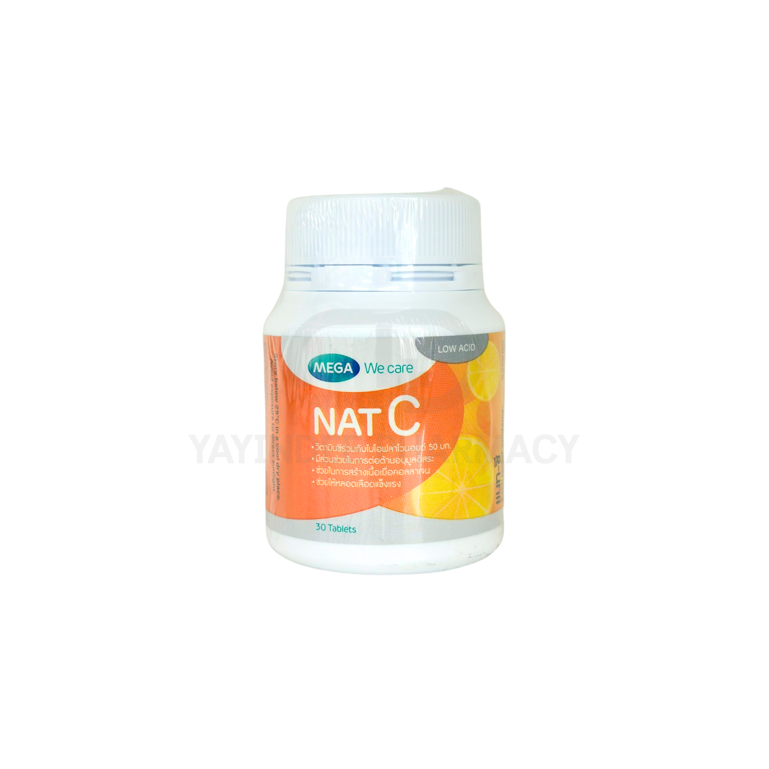 MEGA NAT C 1000 MG TABLETS 30'S