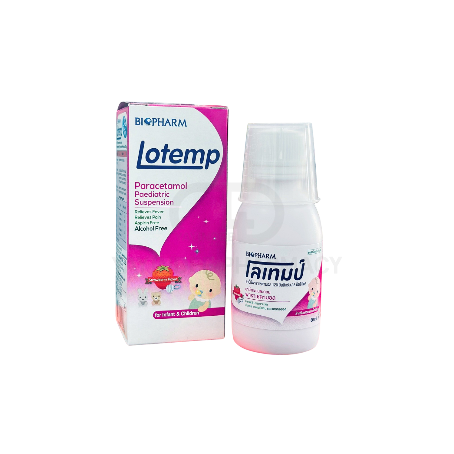 LOTEMP STRAWBERRY SUSPENSION 60 ML