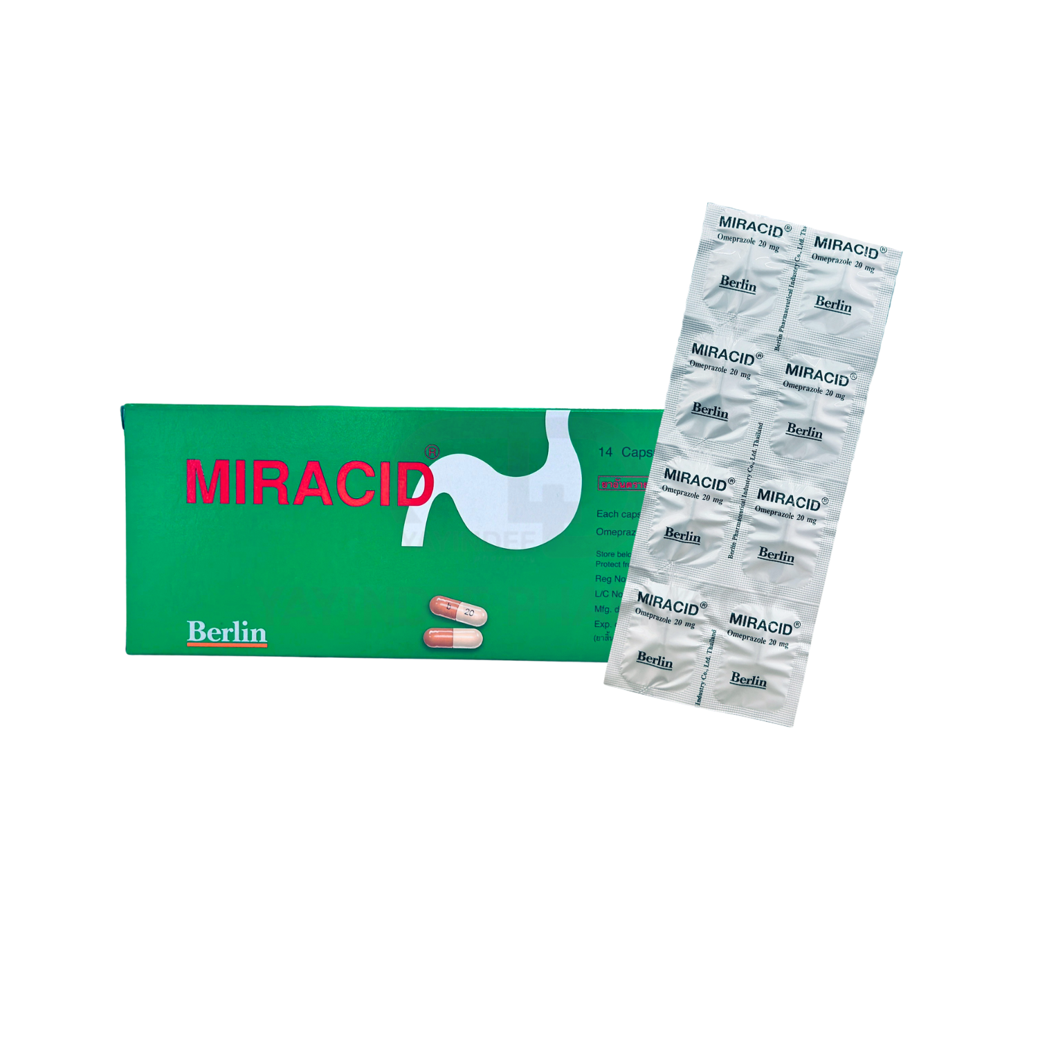 MIRACID 20 MG (1x14'S)