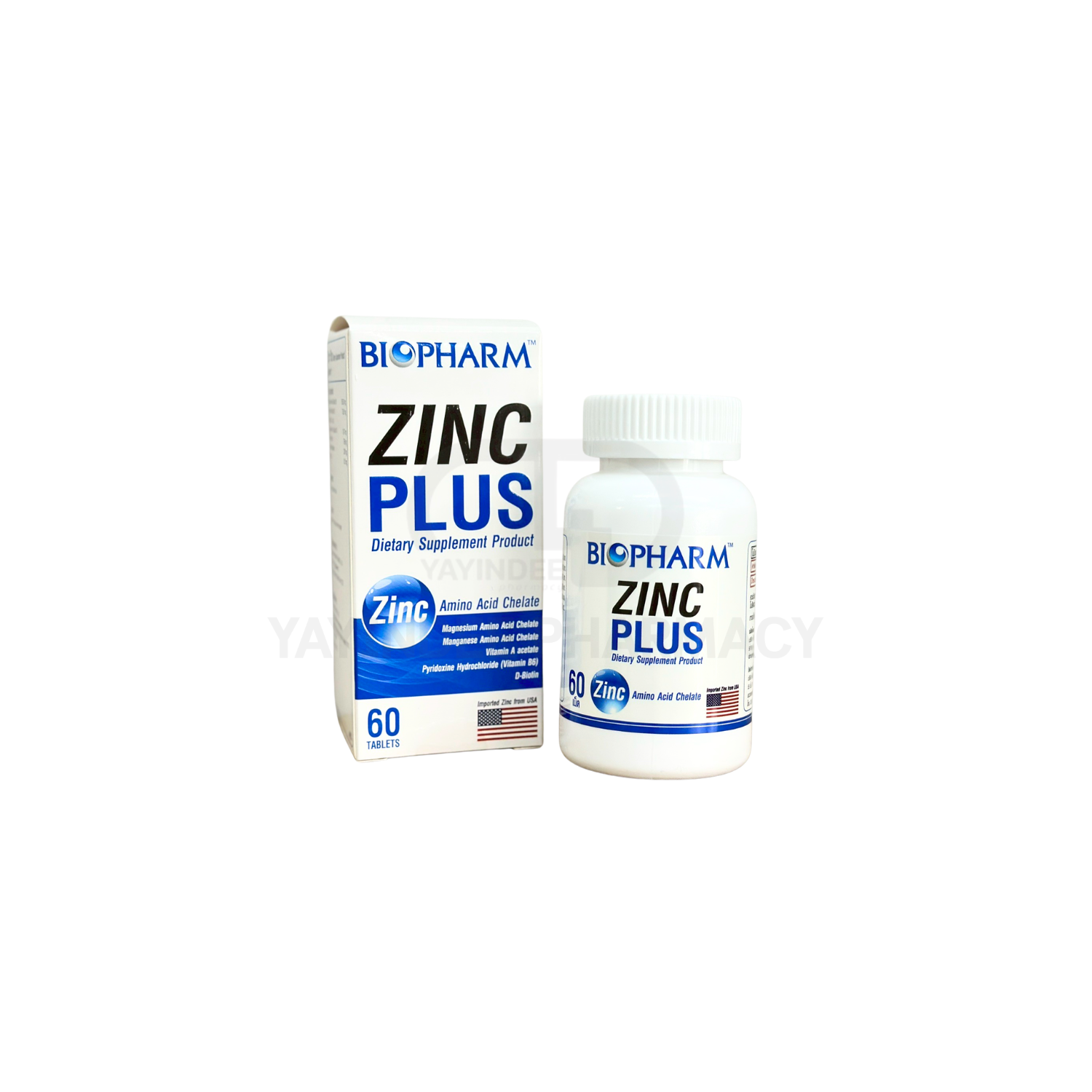 ZINC PLUS DIETARY SUPPLEMENT 60'S