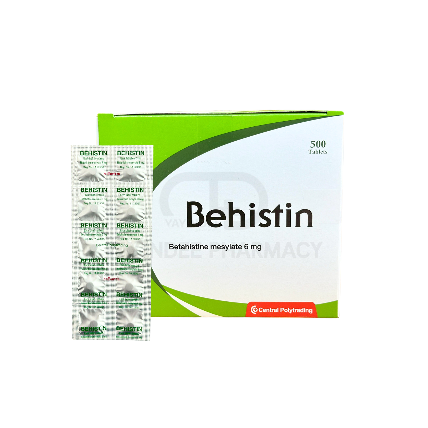 BEHISTIN 6 MG (CPL) (50x10'S)