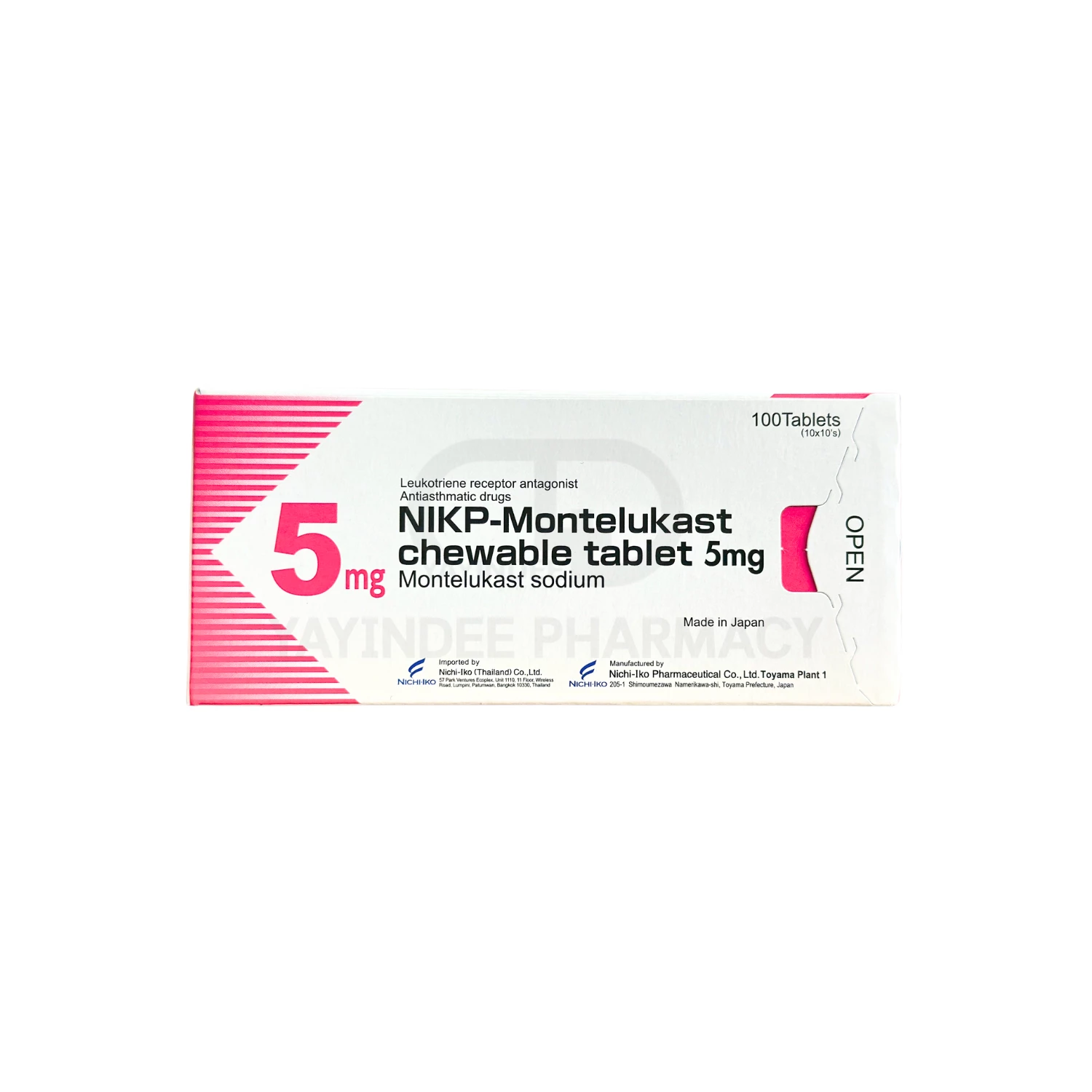 NIKP-MONTELUKAST 5 MG (10x10'S)